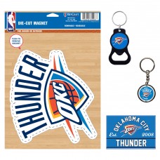 Oklahoma City Thunder WinCraft 4-Pack Key Rings and Magnets Set
