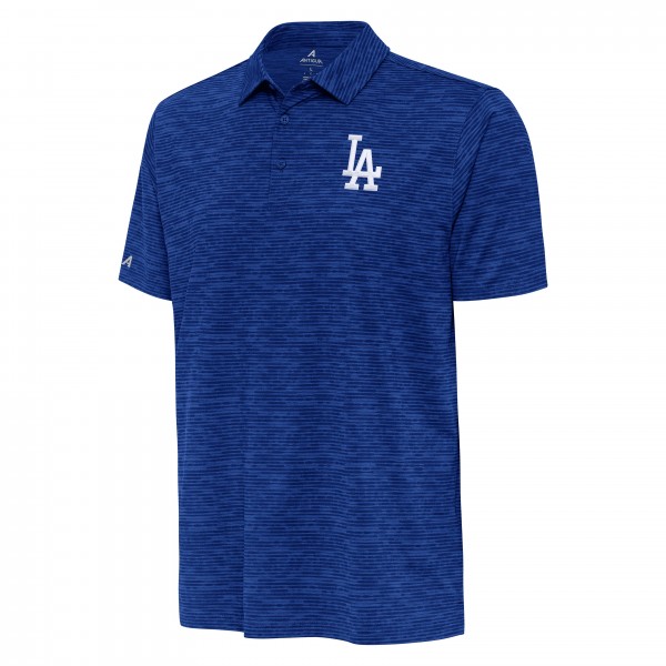 Los Angeles Dodgers Antigua Heather Royal Static Polo