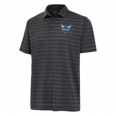 Поло Charlotte Hornets Antigua Urge - Heather Black