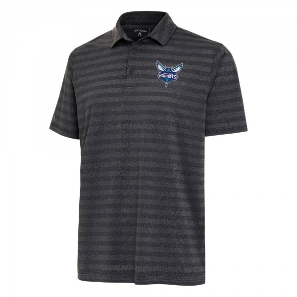 Поло Charlotte Hornets Antigua Urge - Heather Black