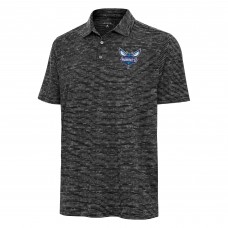 Поло Charlotte Hornets Antigua Static - Heather Black
