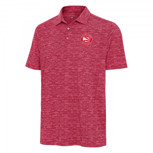 Поло Atlanta Hawks Antigua Static - Heather Red