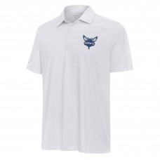Поло Charlotte Hornets Antigua Whirl - White
