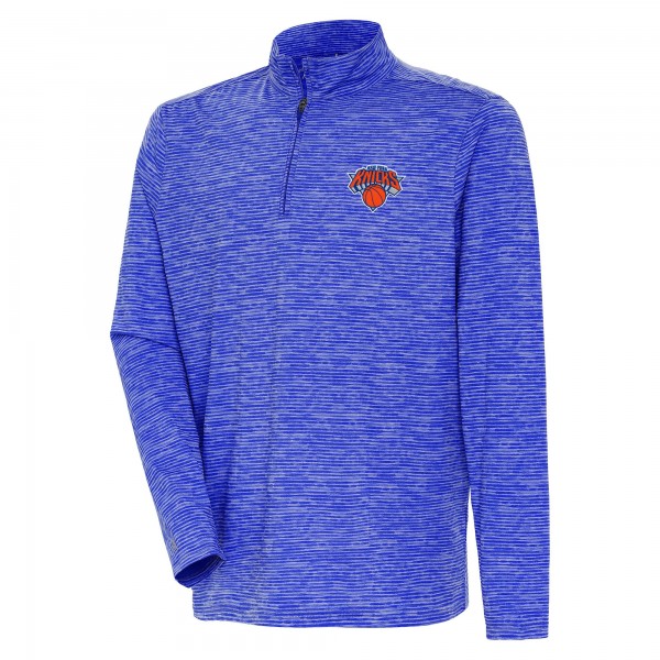 Кофта на короткой молнии New York Knicks Antigua Determined - Heather Royal