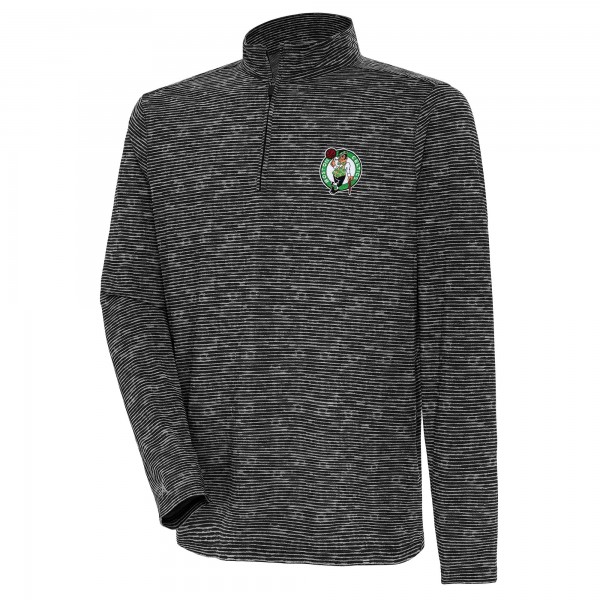Кофта на короткой молнии Boston Celtics Antigua Determined - Heather Black