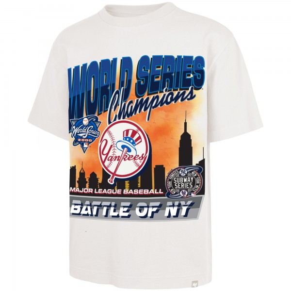 New York Yankees 47 Cream 2000 World Series Champions Showcase MVP Foundation T-Shirt
