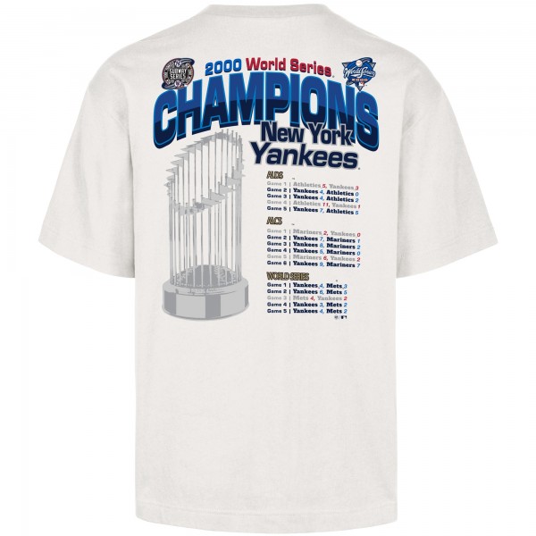 New York Yankees 47 Cream 2000 World Series Champions Showcase MVP Foundation T-Shirt
