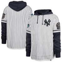 Толстовка New York Yankees 47 White 2000 World Series Winning Stripes