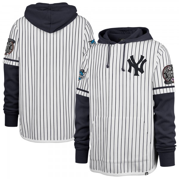 Толстовка New York Yankees 47 White 2000 World Series Winning Stripes