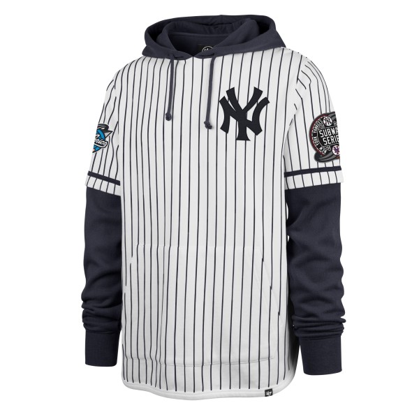 Толстовка New York Yankees 47 White 2000 World Series Winning Stripes