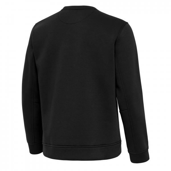 New York Yankees Antigua Black Relevant Lightweight Pullover Sweatshirt