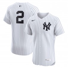 Джерси New York Yankees Derek Jeter Nike White Home Elite Player