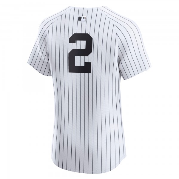 Джерси New York Yankees Derek Jeter Nike White Home Elite Player