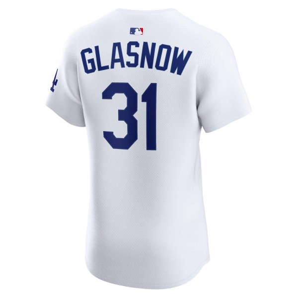 Los Angeles Dodgers Tyler Glasnow Nike White Home Elite Jersey