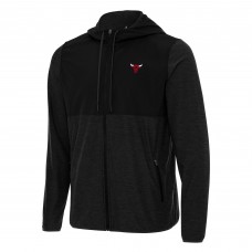 Толстовка на молнии Chicago Bulls Antigua Black Sway