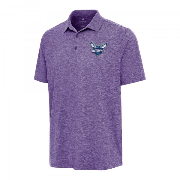 Поло Charlotte Hornets Antigua Par 3 - Heather Purple