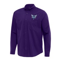 Рубашка Charlotte Hornets Antigua Flight Woven Tri-Blend - Purple