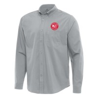 Рубашка Atlanta Hawks Antigua Flight Woven Tri-Blend - Gray