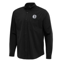 Рубашка Brooklyn Nets Antigua Flight Woven Tri-Blend - Black