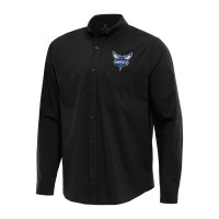 Рубашка Charlotte Hornets Antigua Flight Woven Tri-Blend - Black