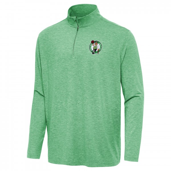 Кофта на короткой молнии Boston Celtics Antigua Hunk - Heather Kelly Green
