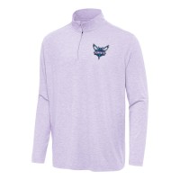 Кофта на короткой молнии Charlotte Hornets Antigua Hunk - Lavender