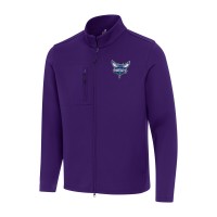 Кофта на молнии Charlotte Hornets Antigua Objection Double-Peached - Purple