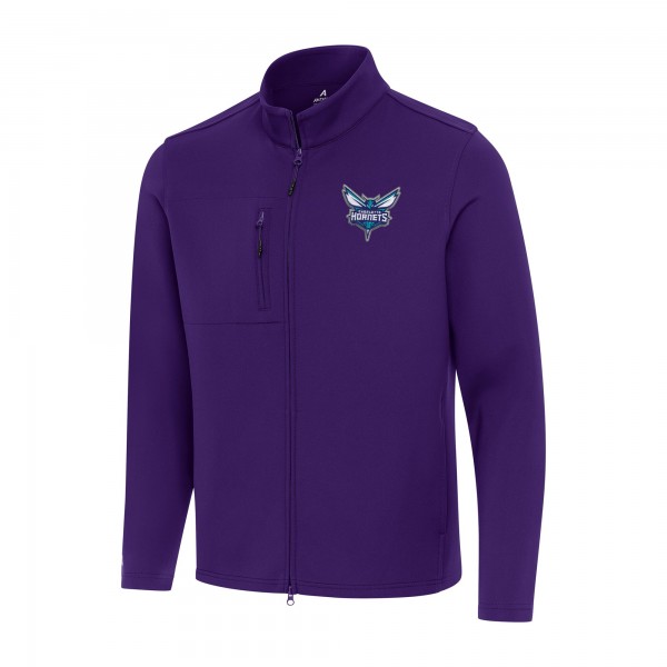 Кофта на молнии Charlotte Hornets Antigua Objection Double-Peached - Purple
