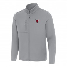 Куртка Chicago Bulls Antigua Gray Objection Double-Peached