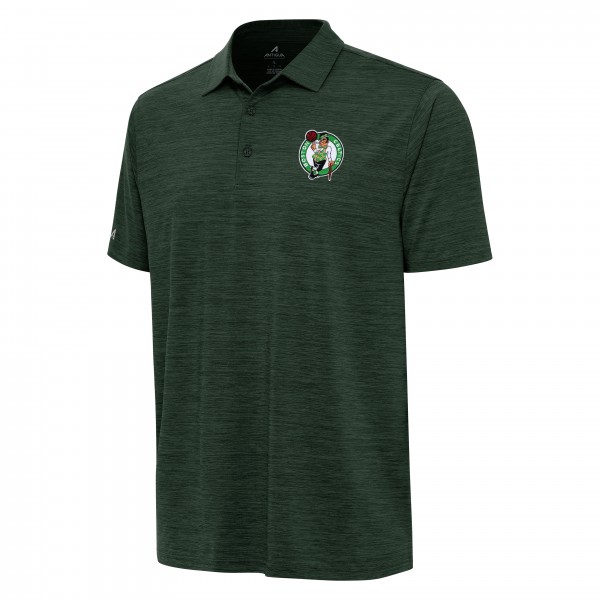 Поло Boston Celtics Antigua Layout - Heather Hunter Green