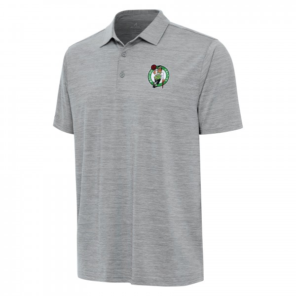 Поло Boston Celtics Antigua Layout - Heather Gray