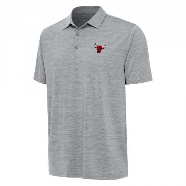 Поло Chicago Bulls Antigua Heather Gray Layout