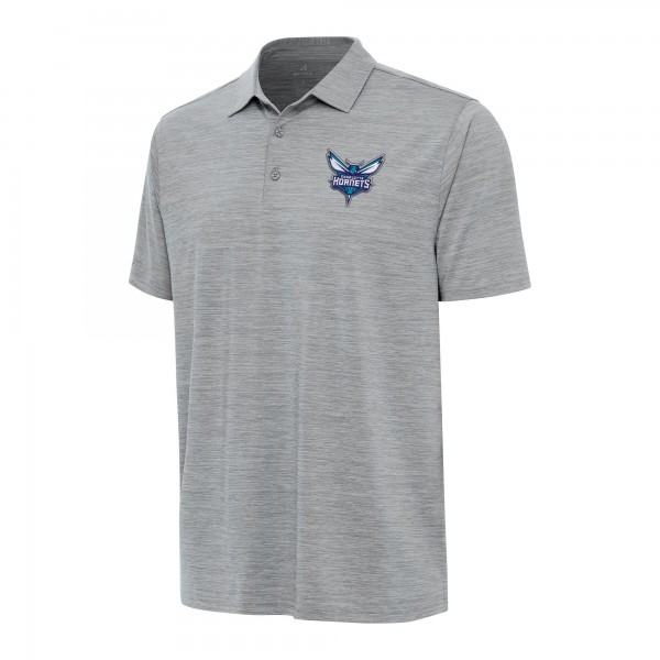 Поло Charlotte Hornets Antigua Layout - Heather Gray