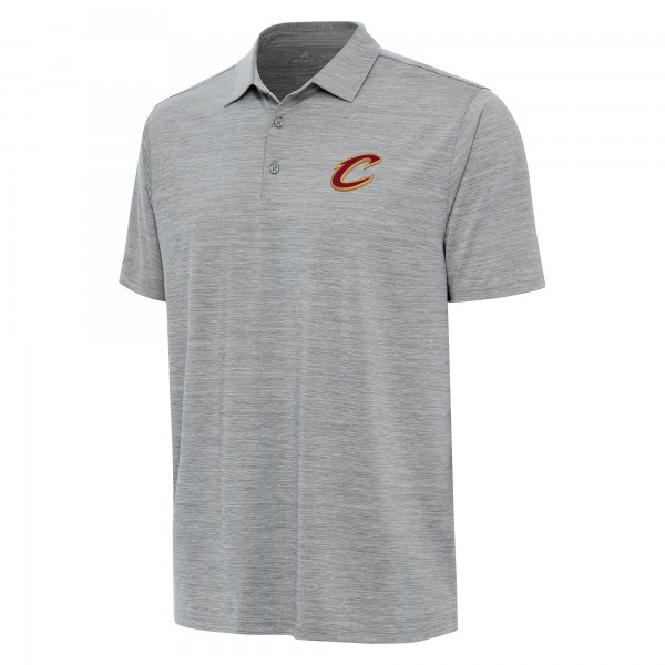 Cleveland Cavaliers Antigua Heather Gray Layout Polo