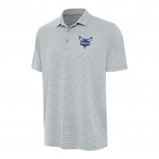 Поло Charlotte Hornets Antigua Scheme - Heather Gray