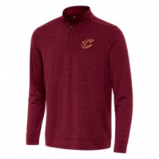 Cleveland Cavaliers Antigua Burgundy Bright Quarter-Zip Top