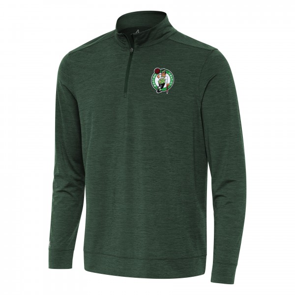 Кофта на короткой молнии Boston Celtics Antigua Bright - Hunter Green