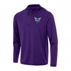 Толстовка на короткой молнии Charlotte Hornets Antigua Tidy - Heather Purple