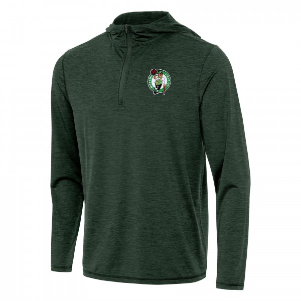Толстовка на короткой молнии Boston Celtics Antigua Tidy - Hunter Green