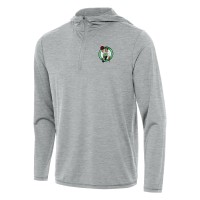 Толстовка на короткой молнии Boston Celtics Antigua Tidy - Heather Gray
