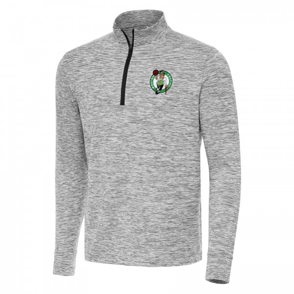 Кофта на короткой молнии Boston Celtics Antigua Cause - Black