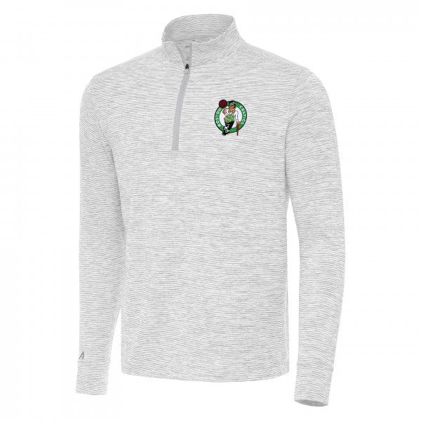 Кофта на короткой молнии Boston Celtics Antigua Cause - Gray