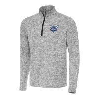 Кофта на короткой молнии Charlotte Hornets Antigua Black Cause