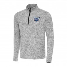 Кофта на короткой молнии Charlotte Hornets Antigua Black Cause
