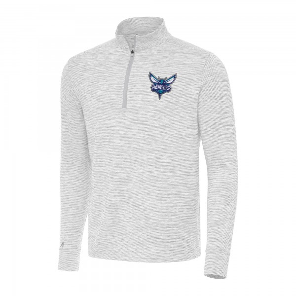 Кофта на короткой молнии Charlotte Hornets Antigua Cause - Gray