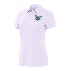 Поло WoCharlotte Hornets Antigua Light Purple Matter