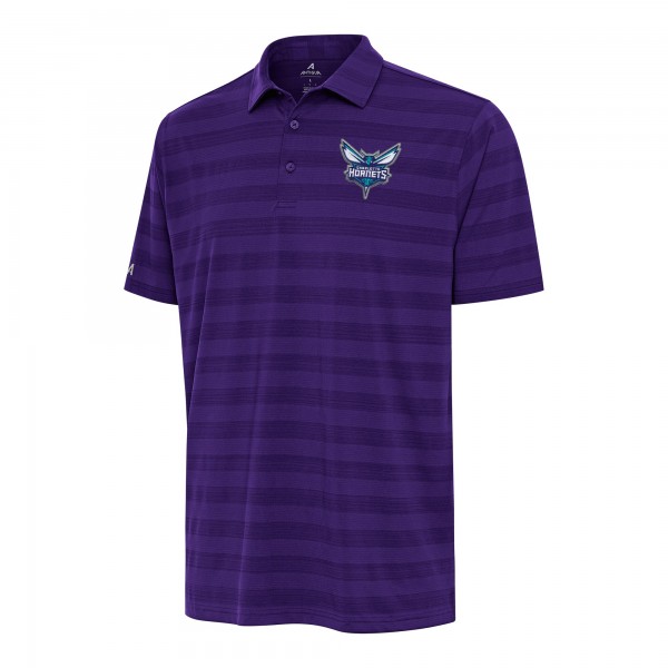 Поло Charlotte Hornets Antigua Purple Tunnel