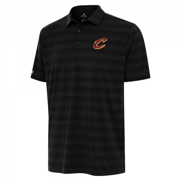 Cleveland Cavaliers Antigua Black Tunnel Polo