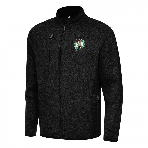 Кофта на молнии Boston Celtics Antigua Hold-Up Tri-Blend - Heather Black