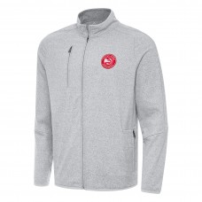 Кофта на молнии Atlanta Hawks Antigua Hold-Up Tri-Blend - Heather Gray